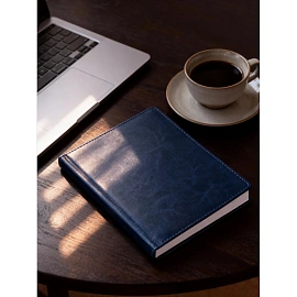 Ежедневник недатированный Attache Agenda искусственная кожа A5 176 листов синий