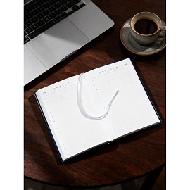 Ежедневник недатированный Attache Agenda искусственная кожа A5 176 листов синий