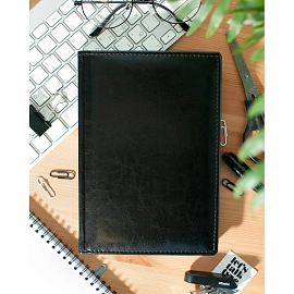 Ежедневник недатированный Attache Agenda искусственная кожа A6 160 листов чёрный