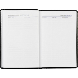 Ежедневник недатированный Attache Agenda искусственная кожа A6 160 листов чёрный