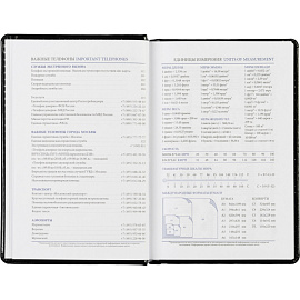 Ежедневник недатированный Attache Agenda искусственная кожа A6 160 листов чёрный