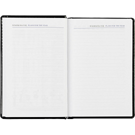 Ежедневник недатированный Attache Agenda искусственная кожа A6 160 листов чёрный