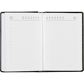 Ежедневник недатированный Attache Agenda искусственная кожа A6 160 листов чёрный