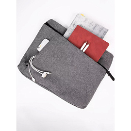 Сумка для документов Burst HotDoc серая из полиэстера (10106.10)