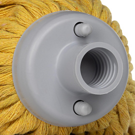 Насадка МОП для веревочной швабры A-VM Алабама хлопок 36x12 см (код НАССР: желтый)