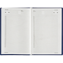 Ежедневник недатированный Attache Economy бумвинил А5 128 листов синий