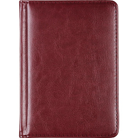 Ежедневник недатированный Attache Sidney Nebraska искусственная кожа A6+ 136 листов бордовый (золотистый обрез)