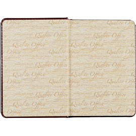 Ежедневник недатированный Attache Sidney Nebraska искусственная кожа A6+ 136 листов бордовый (золотистый обрез)