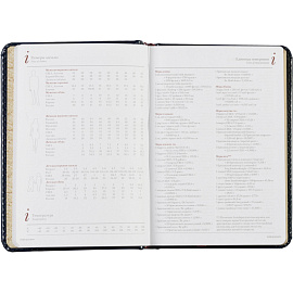 Ежедневник недатированный Attache Sidney Nebraska искусственная кожа A6+ 136 листов синий (золотистый обрез)