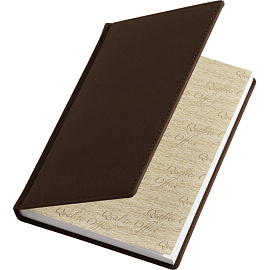 Ежедневник недатированный Attache Velvet искусственная кожа Soft Touch A5+ 136 листов коричневый