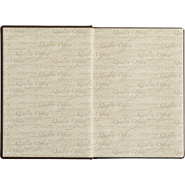 Ежедневник недатированный Attache Velvet искусственная кожа Soft Touch A5+ 136 листов коричневый