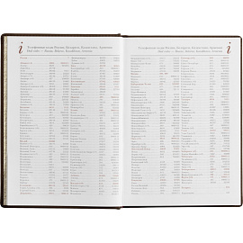 Ежедневник недатированный Attache Velvet искусственная кожа Soft Touch A5+ 136 листов коричневый