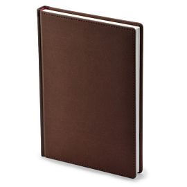 Ежедневник недатированный Attache Velvet искусственная кожа Soft Touch A5+ 136 листов коричневый