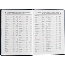 Ежедневник недатированный Attache Velvet искусственная кожа Soft Touch A5+ 136 листов тёмно-синий