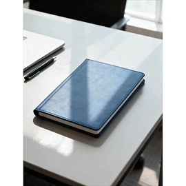 Ежедневник недатированный Attache Velvet искусственная кожа Soft Touch A5+ 136 листов тёмно-синий