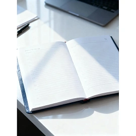 Ежедневник недатированный Attache Velvet искусственная кожа Soft Touch A5+ 136 листов тёмно-синий