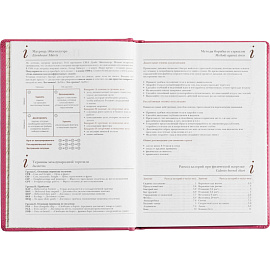 Ежедневник недатированный Attache Velvet искусственная кожа Soft Touch A5+ 136 листов розовый