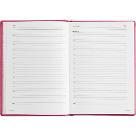 Ежедневник недатированный Attache Velvet искусственная кожа Soft Touch A5+ 136 листов розовый