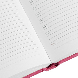 Ежедневник недатированный Attache Velvet искусственная кожа Soft Touch A5+ 136 листов розовый