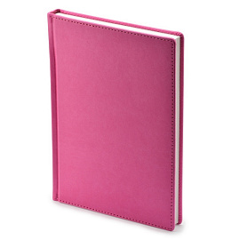 Ежедневник недатированный Attache Velvet искусственная кожа Soft Touch A5+ 136 листов розовый
