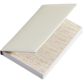 Ежедневник недатированный Attache Velvet искусственная кожа Soft Touch A5+ 136 листов белый