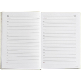 Ежедневник недатированный Attache Velvet искусственная кожа Soft Touch A5+ 136 листов белый