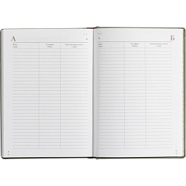 Ежедневник недатированный Attache Velvet искусственная кожа Soft Touch A5+ 136 листов серый