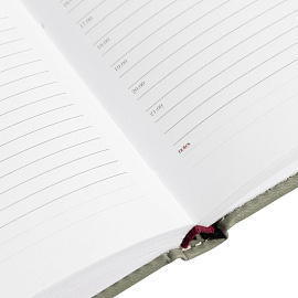 Ежедневник недатированный Attache Velvet искусственная кожа Soft Touch A5+ 136 листов серый