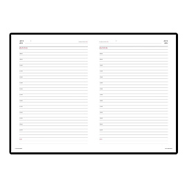 Ежедневник недатированный Attache Velvet искусственная кожа Soft Touch A5+ 136 листов ментоловый