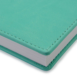 Ежедневник недатированный Attache Velvet искусственная кожа Soft Touch A5+ 136 листов ментоловый