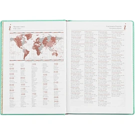 Ежедневник недатированный Attache Velvet искусственная кожа Soft Touch A5+ 136 листов ментоловый