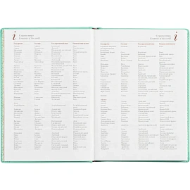 Ежедневник недатированный Attache Velvet искусственная кожа Soft Touch A5+ 136 листов ментоловый