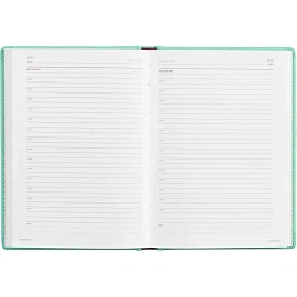 Ежедневник недатированный Attache Velvet искусственная кожа Soft Touch A5+ 136 листов ментоловый