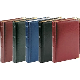 Ежедневник полудатированный Bruno Visconti Boss искусственная кожа A5+ 208 листов синий (серебристый обрез), 3-404/272