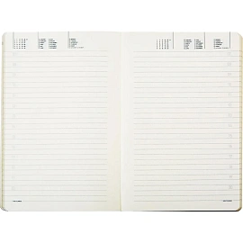 Ежедневник недатированный Bruno Visconti Megapolis Flex искусственная кожа Soft Touch A5 136 листов жёлтый, 3-531/14