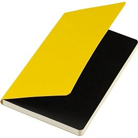 Ежедневник недатированный Bruno Visconti Megapolis Flex искусственная кожа Soft Touch A5 136 листов жёлтый, 3-531/14