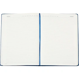 Ежедневник недатированный Bruno Visconti Megapolis искусственная кожа A4 160 листов синий (серебристый обрез)