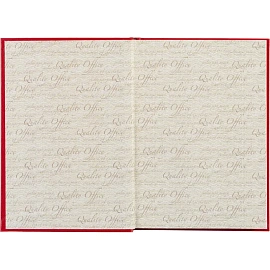 Ежедневник недатированный Attache Ideal New балакрон A5+ 136 листов красный