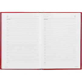 Ежедневник недатированный Attache Ideal New балакрон A5+ 136 листов красный