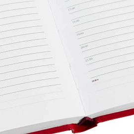 Ежедневник недатированный Attache Ideal New балакрон A5+ 136 листов красный