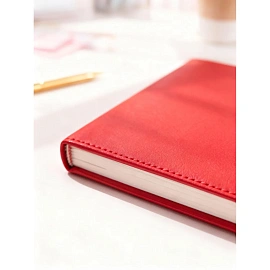 Ежедневник недатированный Attache Ideal New балакрон A5+ 136 листов красный