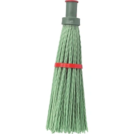 Метла круглая пластиковая Сибртех с черенком (ширина рабочей части 14 см)