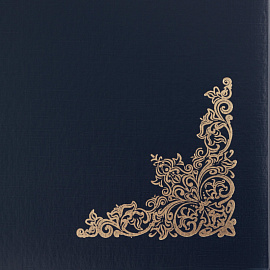 Папка адресная Орнамент А4 синяя