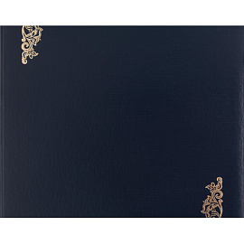 Папка адресная Орнамент А4 синяя