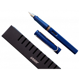 Ручка перьевая Lamy Safari цвет чернил синий, цвет корпуса синий