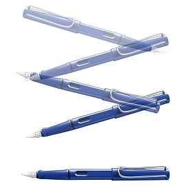 Ручка перьевая Lamy Safari цвет чернил синий, цвет корпуса синий