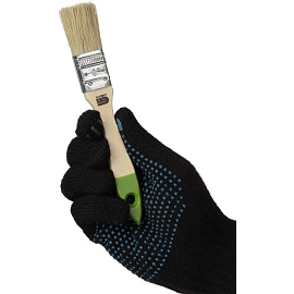 Кисть малярная плоская Сибртех из натуральной щетины 25x10 мм (82261)