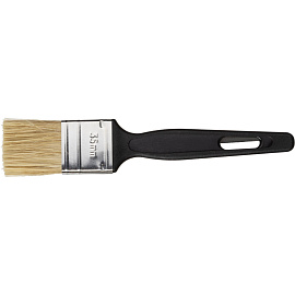 Кисть малярная плоская Сибртех из натуральной щетины 35x5 мм (82503) фото Кисть малярная плоская Сибртех из натуральной щетины 35x5 мм (82503)