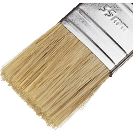 Кисть малярная плоская Сибртех из натуральной щетины 35x5 мм (82503) фото Кисть малярная плоская Сибртех из натуральной щетины 35x5 мм (82503)