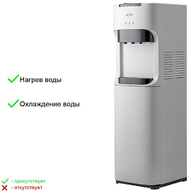 Кулер для воды Vatten L45WE белый (нагрев и охлаждение)